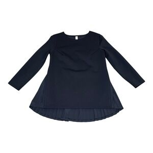 Lululemon Savor It Long Sleeve Pleated Back Tunic Black Size 4